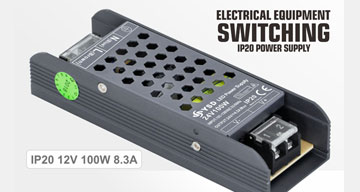 Switching IP20 LED power supply 12V 100W 