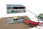 Using Hi-pot tester to test withstand voltage values.