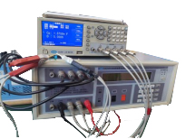  Using Hi-pot tester to test withstand voltage values.