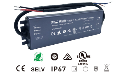 150W 12V/24V CV ultra-thin waterproof LED power supply YSD-150W/D