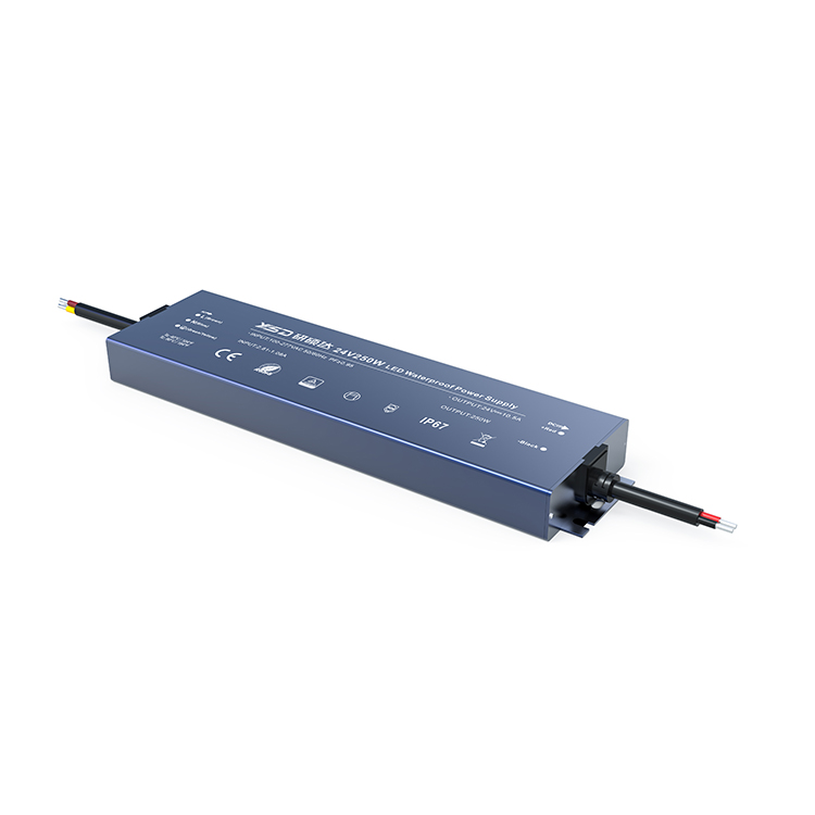 250W 12V/24V CV ultra-thin waterproof LED power supply YSD-250W/D